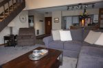 Mammoth Lakes Rental Sunrise 1 - Spacious Open Floor Plan with Living Room, Dining Room and Kitchen